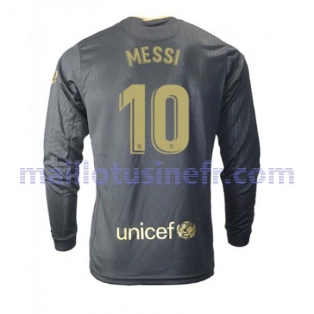 Maillot de Foot FC Barcelone Lionel Messi 10 Extérieur 2020-21 Manches Longues Maillot de Foot FC Barcelone Lionel Messi 10 Extérieur 2020-21 Manches Longues